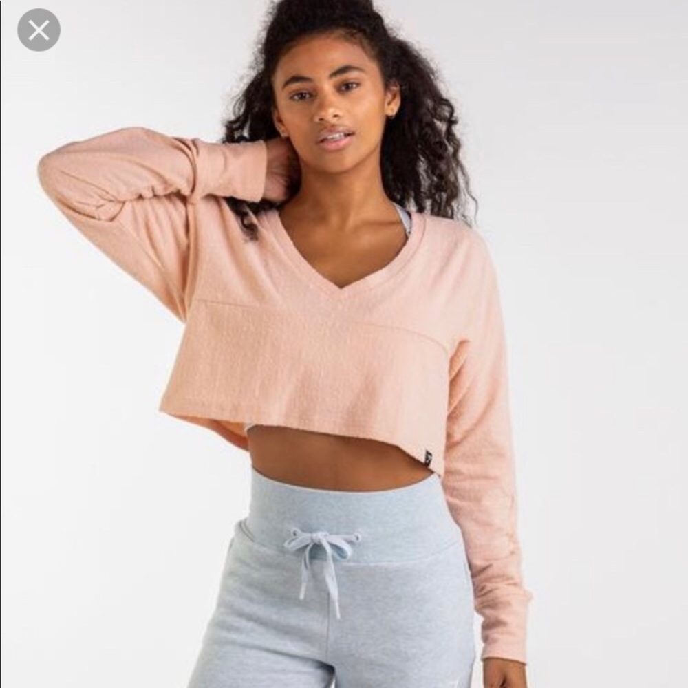 Gymshark Towel Sweater blush